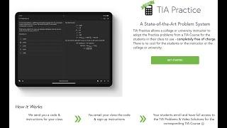 TIA Practice for Higher Education Overview