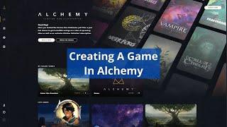 Creating A Game in Alchemy RPG