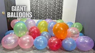 50 Big Giant Balloons Sit-Pop Challenge(Must Watch)