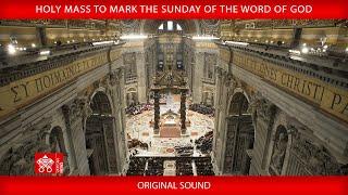 26 January 2025, Holy Mass to mark the Sunday of the Word of God | Pope Francis