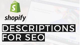 High Converting Product Descriptions for Shopify: How to Write Product Descriptions for SEO