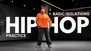 How I practice hip hop dance with Isolations from head to bottom Ep 3