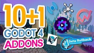 10+1 INCREDIBLE addons for Godot 4