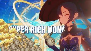 Mona is actually super rich !!!