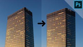 Straighten a building | PHOTOSHOP TUTORIAL