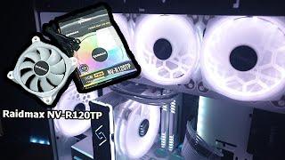 Raidmax NV-R120TP RGB Fan unboxing, review and installation guide