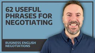 62 Useful Phrases For Negotiating - Business English (FREE E-Phrasebook)