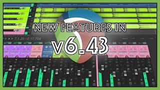 What's New in REAPER 6.43 | r8brain; razor edit crossfades; CAF support and more