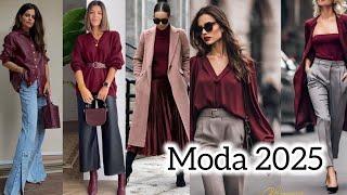 Moda 2024-25 Mujer COMBINACIONES MODERNAS LOOKS DE INSPIRACIÓN PARA MUJERES ROPA Y PRENDAS DE MODA!