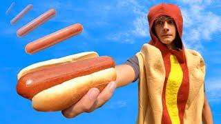 Hot Dog Trick Shots 