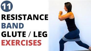 11 Amazing Resistance Band Glute/Leg Exercises (No Weights Needed!)