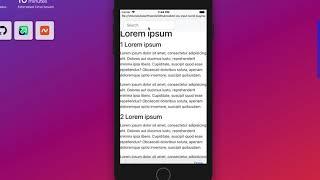 Safari iOS scroll bug Bootstrap