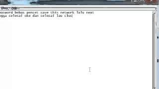 tutorial jaringan lan tanpa kabel