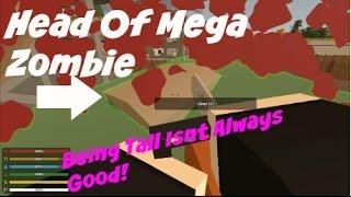 How To Kill A Mega Zombie With A Melee On Unturned!!!