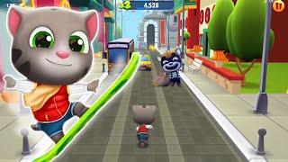 Talking Tom Gold Run Android Gameplay - Frosty Tom - Full Screen - TraiNghiemGame