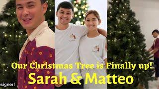 ASHMATT CHRISTMAS TREE! Pinasilip na nila Sarah and Matteo