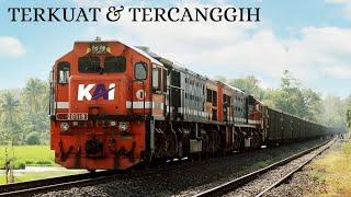 Lokomotif Terkuat Penarik Kereta Api Terpanjang Di Indonesia CC 205 | Sejarah Kereta Api