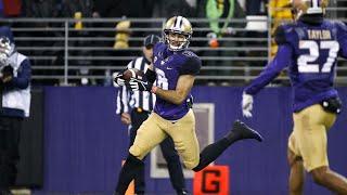 Highlight: Washington's Dante Pettis sets new NCAA record with ninth punt return for TD