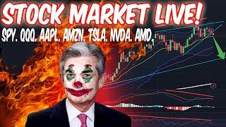 BIGGEST BULL TRAP I HAVE EVER SEEN! Stock Market Live!