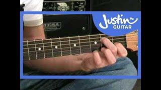 Silent Night for Solo Guitar #1of2 (Christmas Songs Guitar Lesson ST-100) How to play