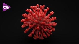 C4D Virus - Cinema 4D Tutorial (Free Project)