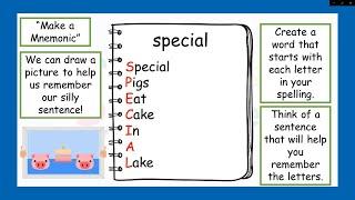 Mnemonics Video Lesson