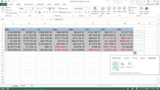 How to Create Sparklines in Excel 2013 For Dummies