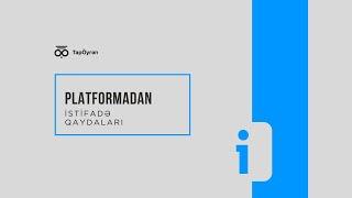 TapÖyrən | Saytda qeydiyyat qaydası