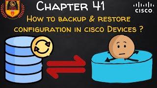 How to Backup and Restore Cisco Switches and Routers | CCNA 200-301