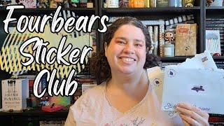 Fourbears Sticker Club double packs!