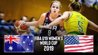 Australia U19  v USA U19  - Classic Full Game | FIBA U19 Women's World Cup 2019