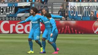 PES 2016 ЗЕНИТ в ЛИГЕ ЧЕМПИОНОВ все голы