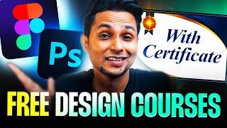 BEST FREE Graphic Design Courses (with CERTIFICATES) | UI/UX Design Course | Saptarshi Prakash