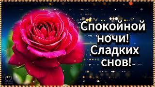 СПОКОЙНОЙ НОЧИ! СЛАДКИХ СНОВ!ПУСТЬ СОН В СТРАНУ СВОЮ УНОСИТ - ТУДА, ГДЕ СОТНИ НЕЖНЫХ РОЗ!