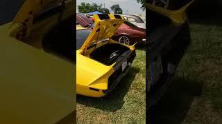 Yellow Z28 Camaro at NHRA Nostalgia Nationals 2023! #camaro #nhra