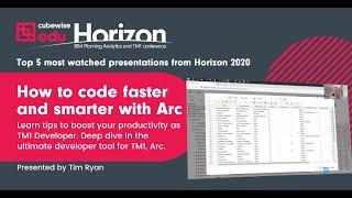 How to code faster and smarter with Arc for IBM Planning Analytics/TM1