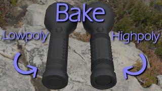 How to bake a normal map in Blender