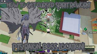 How To Get Raion Bat Cursed Spirit Rework Shindo Life (PTS Raion Boss Location) | Shindo Life Roblox