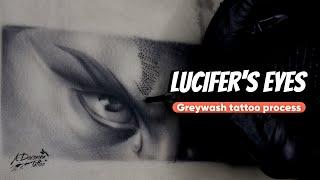 Realistic tattoo process, greywash technique | Реалистичная тату в технике грейвош