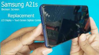 Samsung A21s LCD Display + Touch Screen Digitizer Combo replacement |How To Replace???