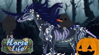 The Haunting Ghoulsteed Gallops in For The First Halloween Event!! || Horse Life