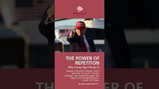 Why Trump Repeats Everything 3x – The Psychology of Repetition | Brain & Buzz