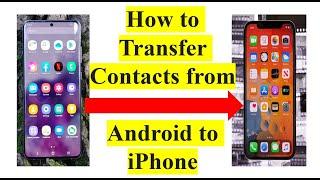 How to Transfer Contacts from Android to iPhone in Tamil || Fast and Easy way of Contacts Transfer