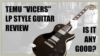 Temu Vicers LP Custom Guitar