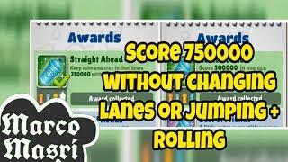 NO ACROBATICS and STRAIGHT AHEAD Awards in Subway Surfers