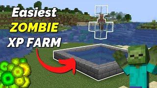 Minecraft Easiest Zombie XP Farm (Without Mob Spawner) - Tutorial 1.20