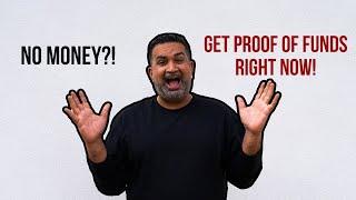 How To Get Proof Of Funds RIGHT NOW! | Don't Wait To Start Wholesaling!