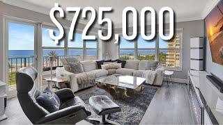 INSIDE A $725,000 Atlantic Ocean VIEW Condo in Pompano Beach