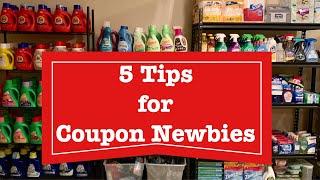 5 Tips for Coupon Newbies + Beginners | Couponing 101