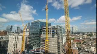 Buildings Under Construction Time lapse - Copyright Free Reusable Stock Video HD